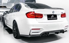 画像1: BMW 3シリーズ F80 M3 セダン リアバンパー用 ディフューザー 本物DryCarbon ドライカーボン (1)