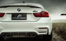 画像5: BMW 4シリーズ F82 F83 M4  リアバンパー用 ディフューザー 本物DryCarbon ドライカーボン (5)