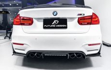 画像3: BMW 4シリーズ F82 F83 M4 リアバンパー用 ディフューザー 本物DryCarbon ドライカーボン (3)