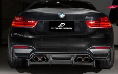 画像2: BMW 3シリーズ F80 M3 セダン リアバンパー用 ディフューザー 本物DryCarbon ドライカーボン (2)