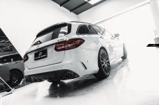 画像7: BENZ メルセデス・ベンツ C-Class S205 ステーションワゴン C43仕様 リア ディフューザー 艶ありブラック (7)