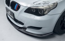 画像5: BMW 5シリーズ E60 E61 M5 フロントバンパー用リップスポイラー Carbon 本物カーボン (5)