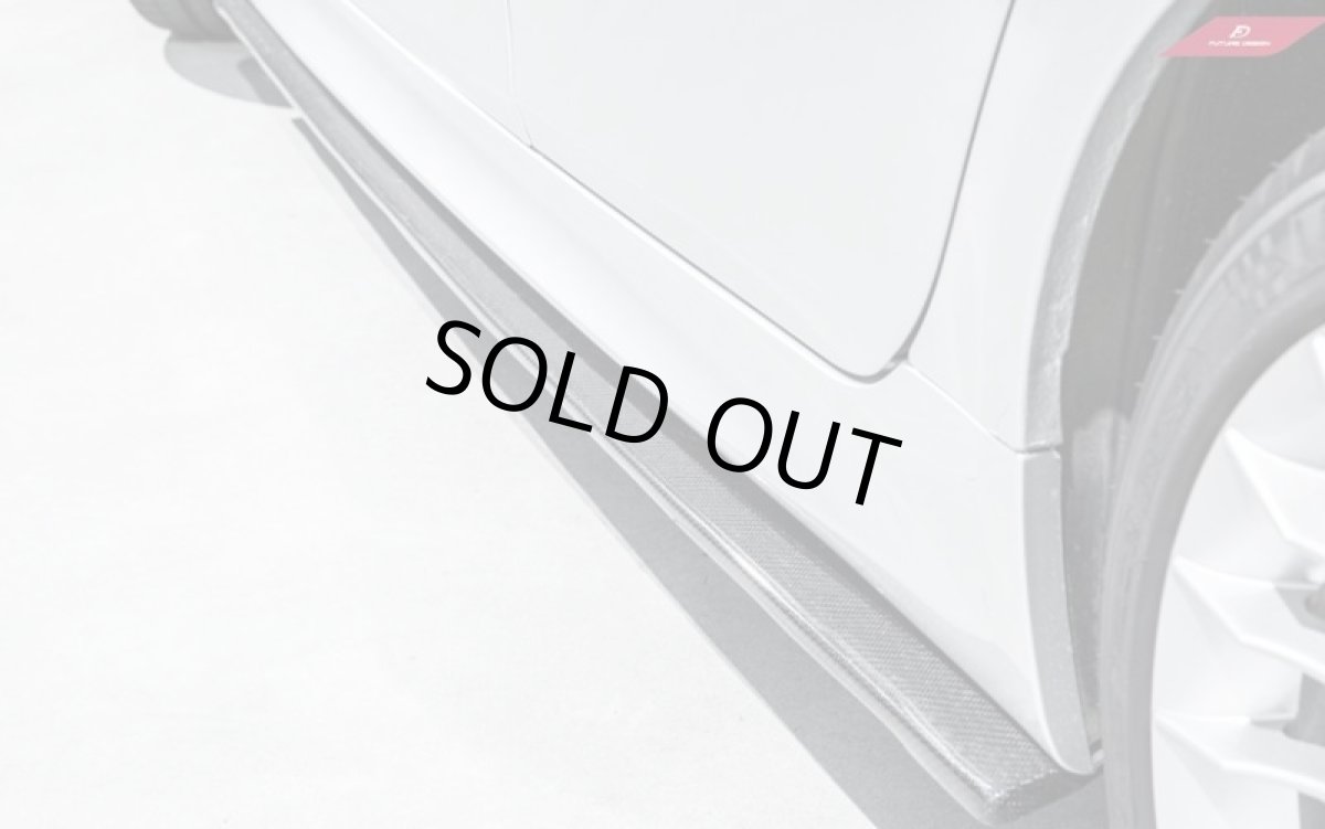 画像2: BMW 5シリーズ E60 E61 M5 M-TECH Mスポーツバンパー用サイドスカート 本物Carbon カーボン (2)