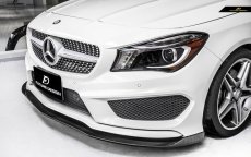 画像1: BENZ メルセデス・ベンツ CLAクラス W117 フロント用リップスポイラー 本物DryCarbon ドライカーボン (1)