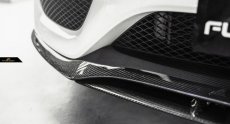 画像12: BENZ ベンツ W205 セダン S205 ワゴン 前期車 AMGバンパー用 アンダーリップ カーボンリップスポイラー 本物DryCarbon Carbon (12)