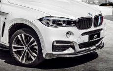 画像10: BMW Xシリーズ X6 F16 Mスポーツ フロントバンパー用リップスポイラー 本物DryCarbon ドライカーボン (10)