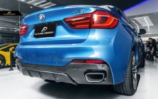 画像15: BMW X6 F16 Mスポーツ 用リア ディフューザー DryCarbon 本物ドライカーボン (15)