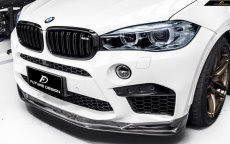 画像3: BMW Xシリーズ  F86 X6M フロントバンパー用リップスポイラー 本物DryCarbon ドライカーボン (3)