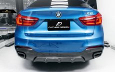 画像16: BMW X6 F16 Mスポーツ 用リア ディフューザー DryCarbon 本物ドライカーボン (16)