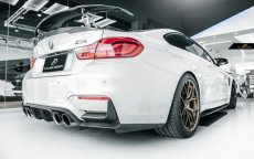 画像4: BMW 3シリーズ F80 M3 リアバンパー用 L型カナード 本物DryCarbon ドライカーボン (4)