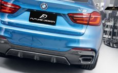 画像13: BMW X6 F16 Mスポーツ 用リア ディフューザー DryCarbon 本物ドライカーボン (13)