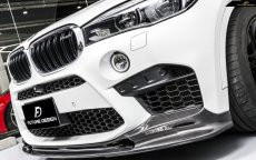 画像5: BMW Xシリーズ  F86 X6M フロントバンパー用リップスポイラー 本物DryCarbon ドライカーボン (5)
