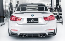 画像5: BMW 3シリーズ F80 M3 リアバンパー用 L型カナード 本物DryCarbon ドライカーボン (5)