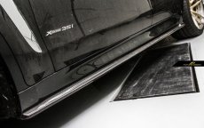 画像2: BMW X5 F15 X5M F85 サイド用スカート スポイラー DryCarbon 本物ドライカーボン (2)