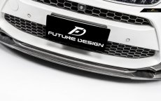 画像7: BMW Xシリーズ  F86 X6M フロントバンパー用リップスポイラー 本物DryCarbon ドライカーボン (7)