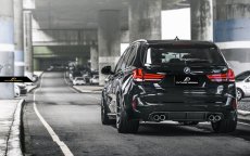 画像2: BMW Mシリーズ F85 X5M 用リア ディフューザー DryCarbon 本物ドライカーボン (2)