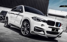 画像11: BMW Xシリーズ X6 F16 Mスポーツ フロントバンパー用リップスポイラー 本物DryCarbon ドライカーボン (11)