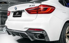 画像5: BMW X6 F16 Mスポーツ 用リア ディフューザー DryCarbon 本物ドライカーボン (5)