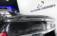 画像5: BMW 7シリーズ F01 F02 トランク用リアスポイラー 本物Drycarbon ドライカーボン (5)