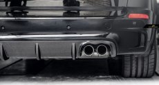画像8: BMW Xシリーズ X5M E70 リアバンパー 用リア ディフューザー DryCarbon 本物ドライカーボン (8)