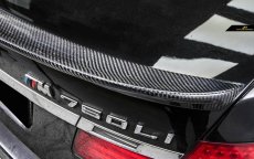 画像3: BMW 7シリーズ F01 F02 トランク用リアスポイラー 本物Drycarbon ドライカーボン (3)