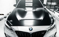 画像1: BMW 2シリーズ F87 M2 M2competition ボンネット用GTS仕様 エンジンフード (1)