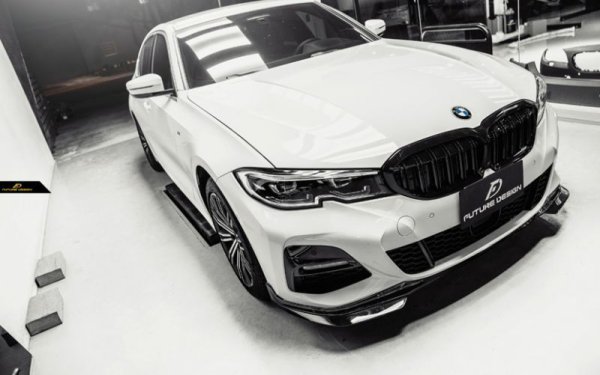 BMW 3シリーズ G20 G21 前期車 フロントバンパー用リップスポイラー 艶