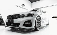 画像5: BMW 3シリーズ G20 G21 M-TECH Mスポーツ フロントバンパー用リップスポイラー 本物DryCarbon ドライカーボン (5)
