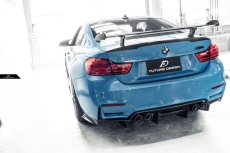 画像5: BMW 4シリーズ F82 E83 M4 リアバンパー用 ディフューザー 本物DryCarbon ドライカーボン (5)