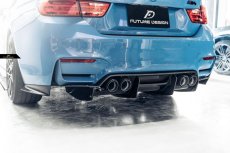 画像10: BMW 4シリーズ F82 E83 M4 リアバンパー用 ディフューザー 本物DryCarbon ドライカーボン (10)