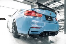 画像11: BMW 4シリーズ F82 E83 M4 リアバンパー用 ディフューザー 本物DryCarbon ドライカーボン (11)