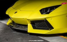 画像6: Lamborghini ランボルギーニ LP700-4 フロント用カーボン リップスポイラー アンダー 本物DryCarbon (6)