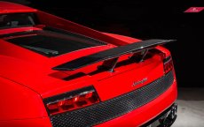 画像7: Lamborghini ランボルギーニ ガヤルド LP550 LP560 LP570 用 570タイプ2 カーボントランクスポイラー本物DryCarbon ドライカーボン (7)