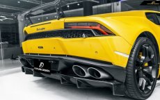 画像5: Lamborghini ランボルギーニ Huracan ウラカン LP580-2 カーボン リア ディフューザー 本物DryCarbon (5)