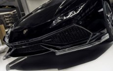 画像3: Lamborghini ランボルギーニ Huracan ウラカン LP610-4 フロント用リップスポイラー 本物DryCarbon ドライカーボン (3)
