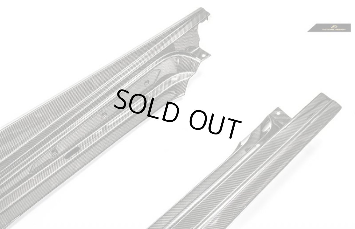 画像4: Lamborghini ランボルギーニ Huracan ウラカン LP610-4 サイドスカート 本物DryCarbon ドライカーボン (4)