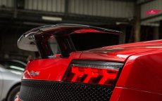 画像4: Lamborghini ランボルギーニ ガヤルド LP550 LP560 LP570 用 570タイプ2 カーボントランクスポイラー本物DryCarbon ドライカーボン (4)