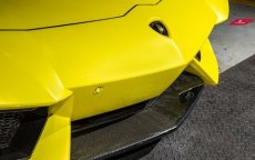 画像4: Lamborghini ランボルギーニ LP700-4 フロント用カーボン リップスポイラー アンダー 本物DryCarbon (4)