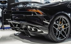 画像2: Lamborghini ランボルギーニ Huracan ウラカン LP610-4 カーボン リア ディフューザー 本物DryCarbon (2)