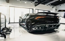 画像5: Lamborghini ランボルギーニ Huracan ウラカン LP580-2 カーボン リア ディフューザー 本物DryCarbon (5)