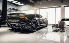 画像4: Lamborghini ランボルギーニ Huracan ウラカン LP580-2 カーボン リア ディフューザー 本物DryCarbon (4)