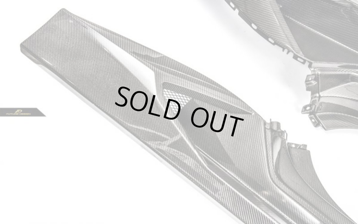 画像6: Lamborghini ランボルギーニ Huracan ウラカン LP610-4 サイドスカート 本物DryCarbon ドライカーボン (6)