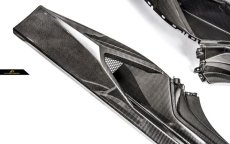 画像6: Lamborghini ランボルギーニ Huracan ウラカン LP580-2 サイドスカート 本物DryCarbon ドライカーボン (6)