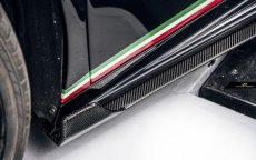 画像7: Lamborghini ランボルギーニ Huracan ウラカン LP580-2 カーボン サイドスカート 本物DryCarbon ドライカーボン (7)