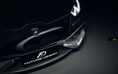 画像3: Lamborghini ランボルギーニ Huracan ウラカン LP610-4 フロント リップスポイラー 本物DryCarbon ドライカーボン (3)