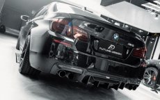 画像13: BMW 5シリーズ F10 セダン F11ツーリング Mスポーツ M5 リアバンパー用ディフューザー 本物ドライカーボン DryCarbon (13)