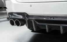 画像9: BMW 5シリーズ F10 セダン F11ツーリング Mスポーツ M5 リアバンパー用ディフューザー 本物ドライカーボン DryCarbon (9)