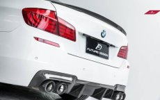 画像7: BMW 5シリーズ F10 セダン F11ツーリング Mスポーツ M5 リアバンパー用ディフューザー 本物ドライカーボン DryCarbon (7)