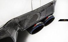 画像6: BMW 5シリーズ F10 セダン F11ツーリング Mスポーツ M5 リアバンパー用ディフューザー 本物ドライカーボン DryCarbon (6)