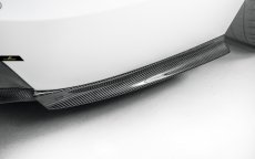 画像1: BMW 5シリーズ F10 セダン F11 ツーリング Mスポーツ M5 リアバンパー用スプリッター スポイラー 本物ドライカーボン DryCarbon  (1)